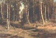 Ivan Shishkin, Brook in a Birch Grove